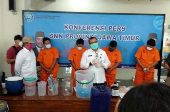 BNNP Jatim Ungkap Peredaran Narkotika di Kawasan Sedati Sidoarjo yang Libatkan Pesepak Bola