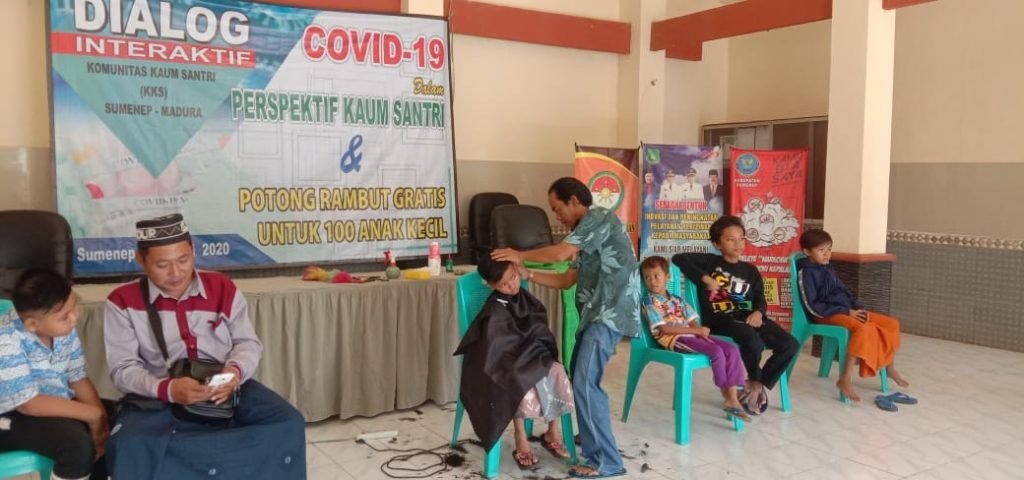 KKS Sumenep Gelar Dialog Interaktif dan Potong Rambut Gratis