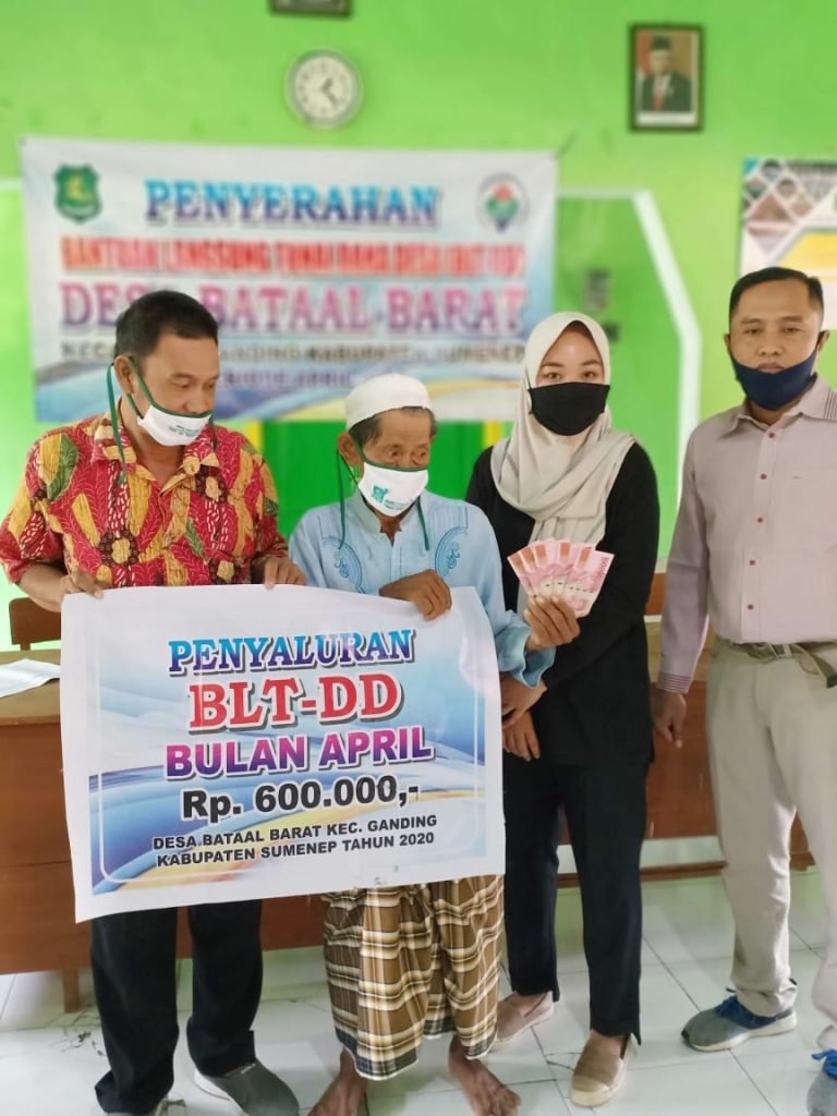 Penyaluran BLT DD Desa Bataal Barat Ganding Sumenep