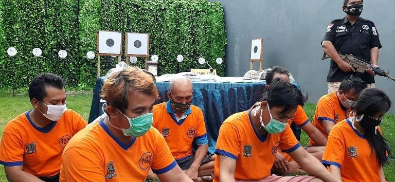 Salah Gunakan Barang Haram, Tujuh Orang Diringkus Polisi