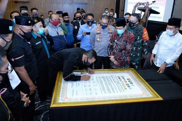 Deklarasi Damai 17 Perguruan Silat di Sidoarjo