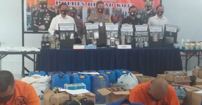 Berakhirnya OTN Semeru 2020, Polres Blitar Kota, Selamatkan Warga dan Generasi muda, Juga Tangkap 12 tersangka. surabayaonline.co.