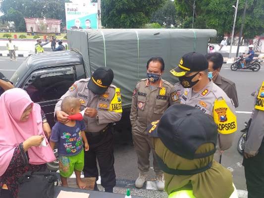 Operasi Yustisi Pelanggar Aturan Tak Bermasker Berlangsung Tiap Hari di Sidoarjo