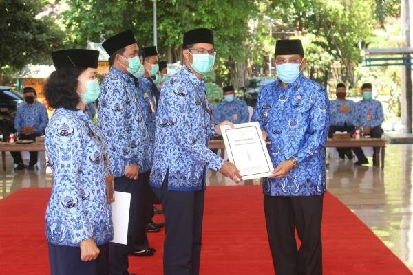 517 ASN di Pemkab Sidoarjo Naik Pangkat