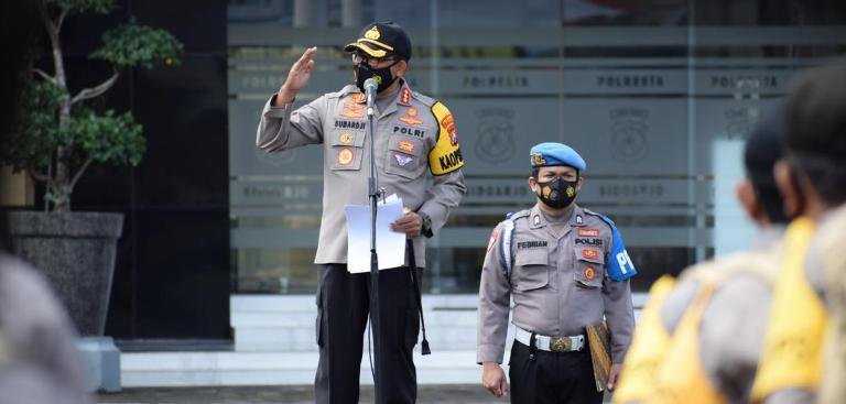 Besok Pilkada, Polres Kota Sidoarjo Siapkan 715 Personel