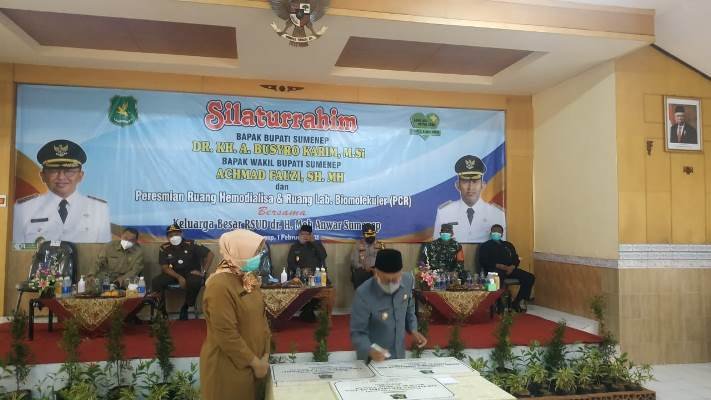 Bupati Sumenep Resmikan Ruang Hemodialisa dan Ruang Lab. Biomolekuler (PCR) di RSUD Sumenep