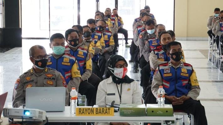 Satbinmas Polresta Sidoarjo Gelar Pelatihan Tracing Covid-19