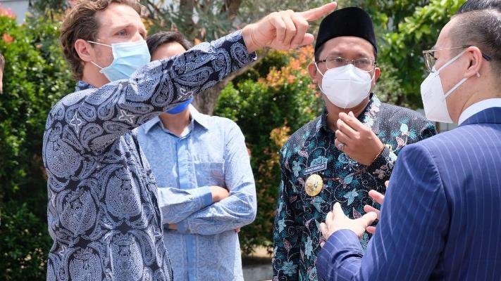 Dubes Prancis Kunjungi PT Maqpro Biotech Indonesia di Tulangan Sidoarjo