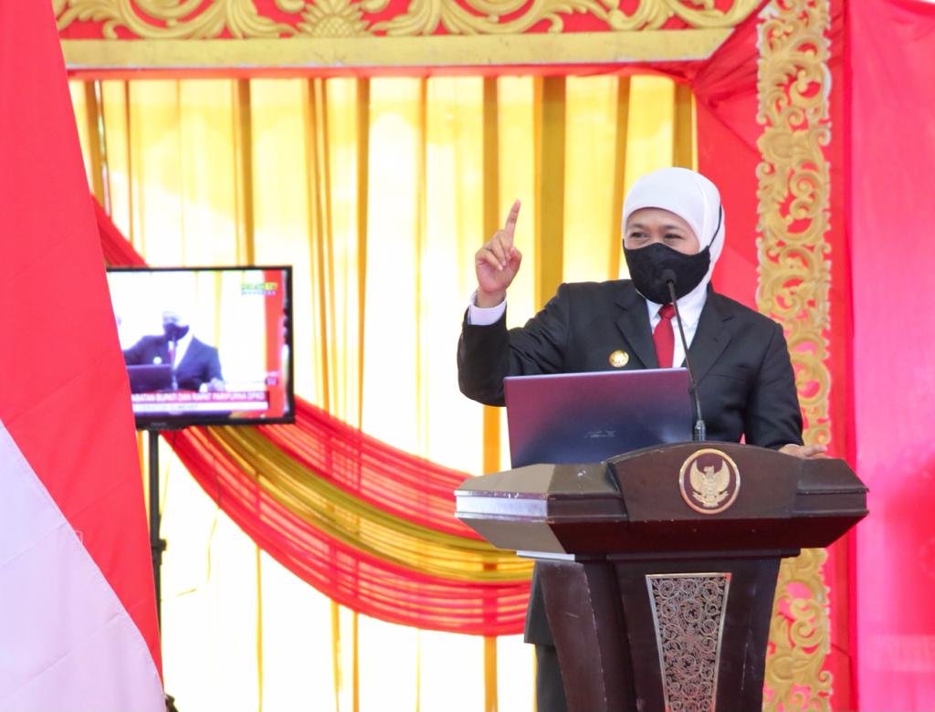 Kemiskinan Masih Tinggi, Khofifah Minta Bupati Sumenep Genjot Pertumbuhan Sektor Ekonomi Penopang