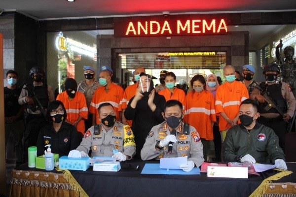 Ungkap Kasus Narkoba Polresta Malang