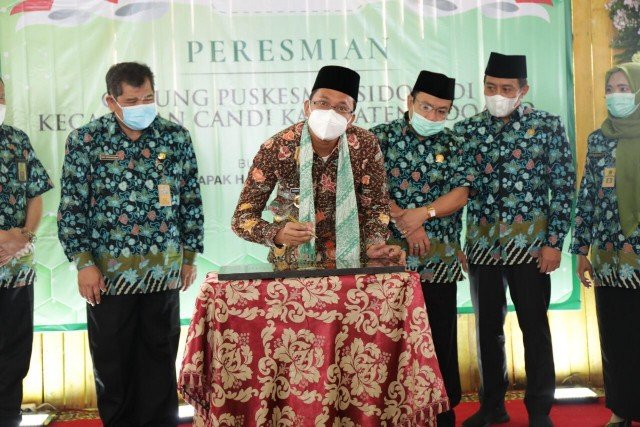 Bupati Sidoarjo Resmikan Puskesmas Sidodadi