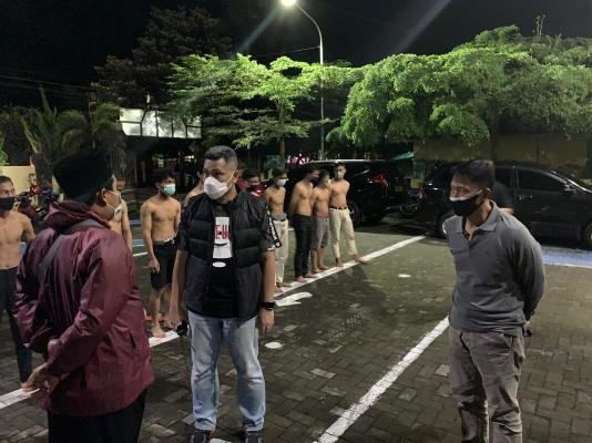 Tegas, Kapolres Blitar Tangkap Belasan Orang yang Tergabung Pencak Silat IKS Ditangkap Polres Blitar