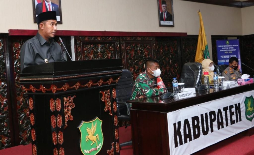 Bupati Sumenep, Meminta Saran Seluruh Elemen Dalam Penyusunan RPJMD Tahun 2021-2026