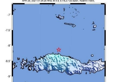 Gempa Bumi Terjadi di Ruteng NTT, Dilaporkan Warga, Getaran Cukup Besar Hingga Gerabah, dan Pintu Berderit