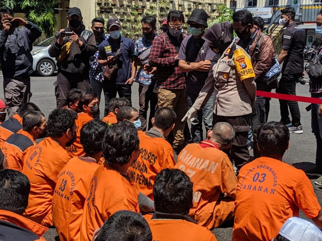 Ciptakan Situasi Kamtibmas, Polres Pelabuhan Tanjung Perak Ungkap Ratusan Kasus