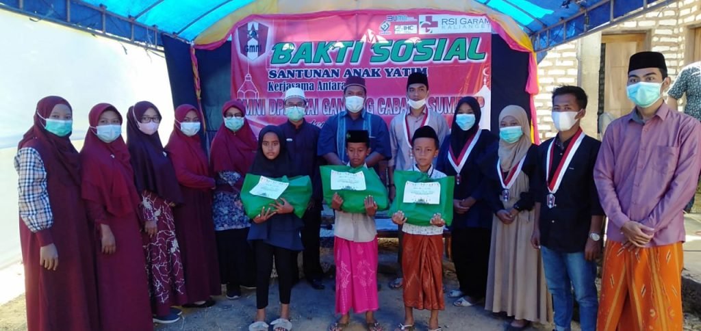 GMNI Kabupaten Sumenep Gandeng RSIG Garam Kalianget Santuni Puluhan Anak Yatim
