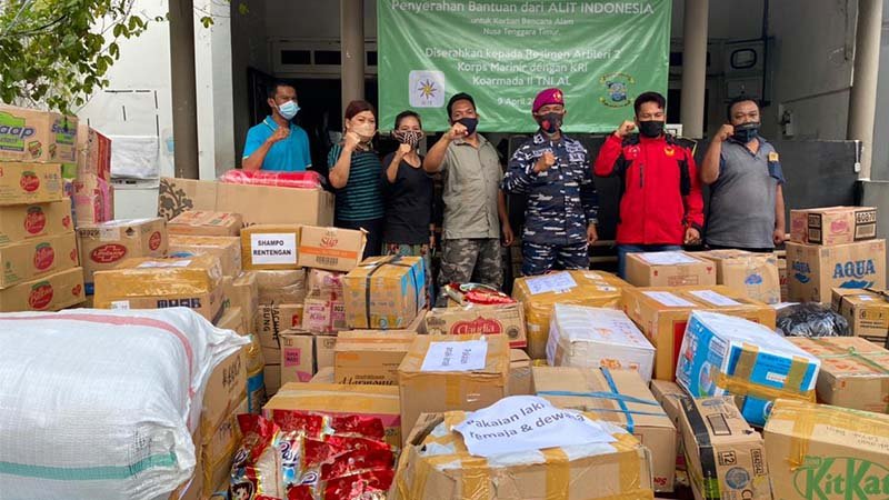 Alit Indonesia Kirimkan Donasi dan Buka Posko Trauma Healing untuk Anak dan Perempuan NTT