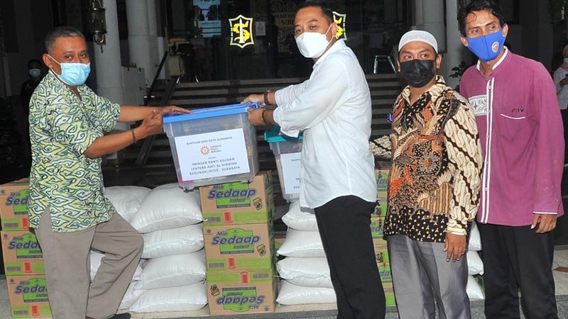 Sebanyak 29 Panti Asuhan di Surabaya Mendapat Bantuan Jelang Ramadhan
