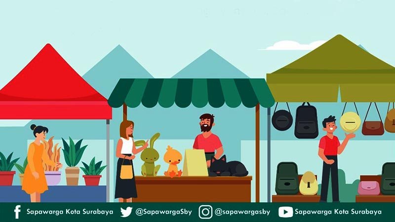 Info Operasi Pasar Bahan Pokok Surabaya Selasa 4 Mei 2021