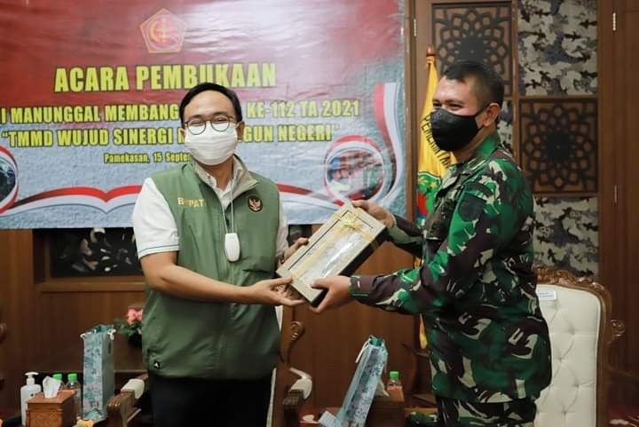 Bupati Pamekasan, Pembukaan TMMD ke 112 Jadi Semangat Gotong Royong
