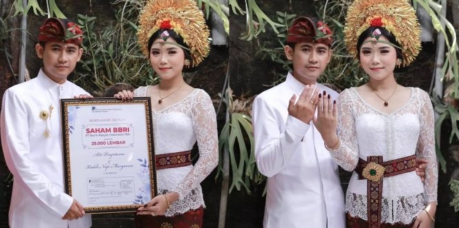 Pasangan di Bali Nikah denga Mas Kawin Saham BBRI!