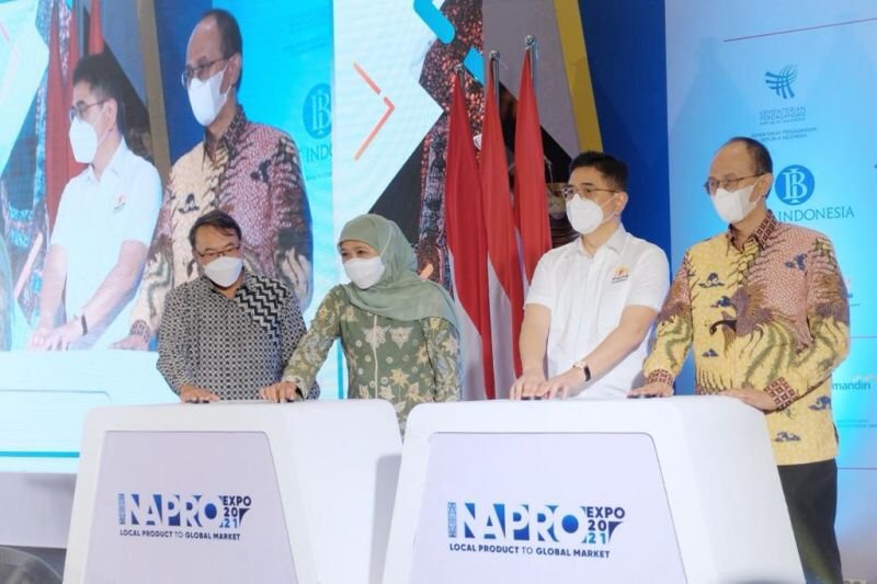 Membuka Peluang Pasar Global Bagi UMKM, Khofifah Buka INAPRO EXPO 2021
