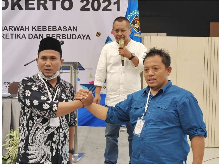 Solahudin, KomandanTerpilih Ketua Baru PWI Mojokerto