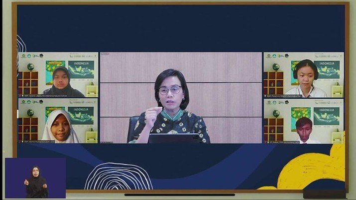 Sri Mulyani Beberkan Asal-Usul Utang Negara di Depan Pelajar Indonesia