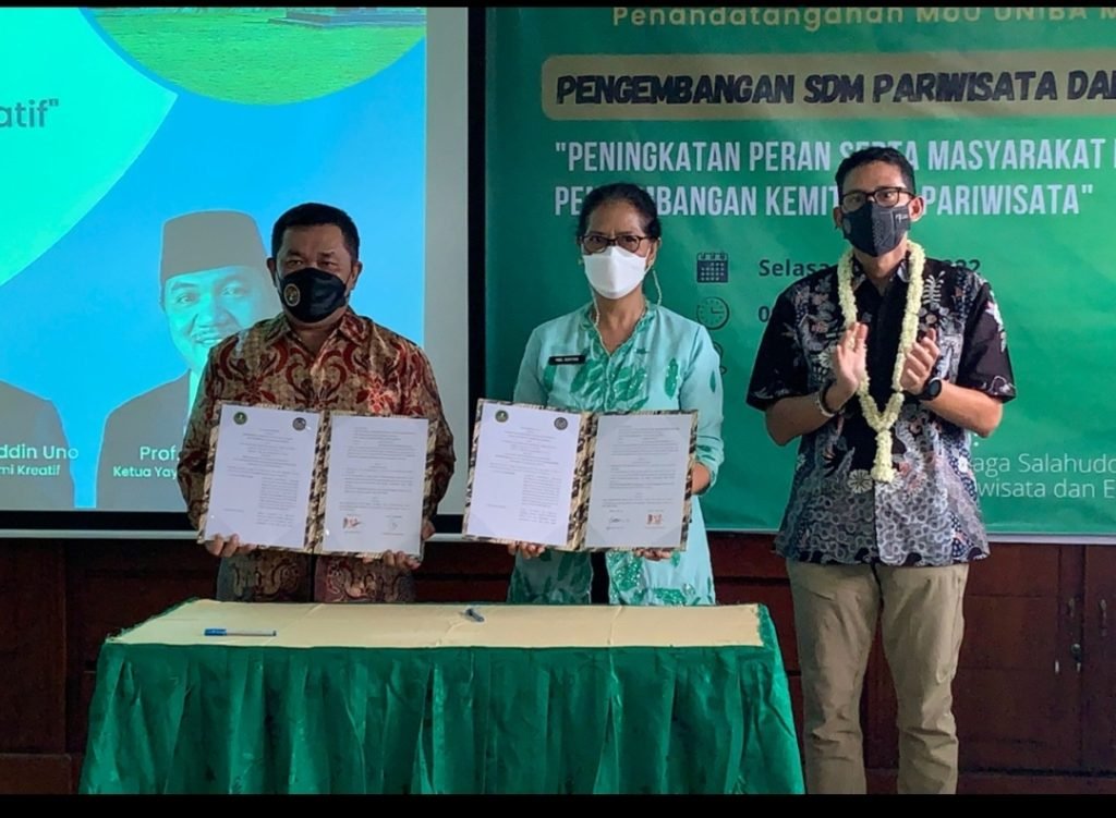 Pendatanganan MoU Menparekraf RI dan Uniba Madura Sepakat Kembangkan Wisata Sumenep
