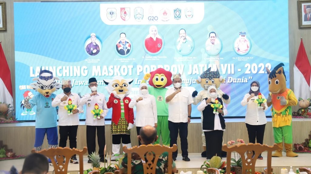 Gubernur Khofifah Launching Maskot Porprov VII Jatim 2022