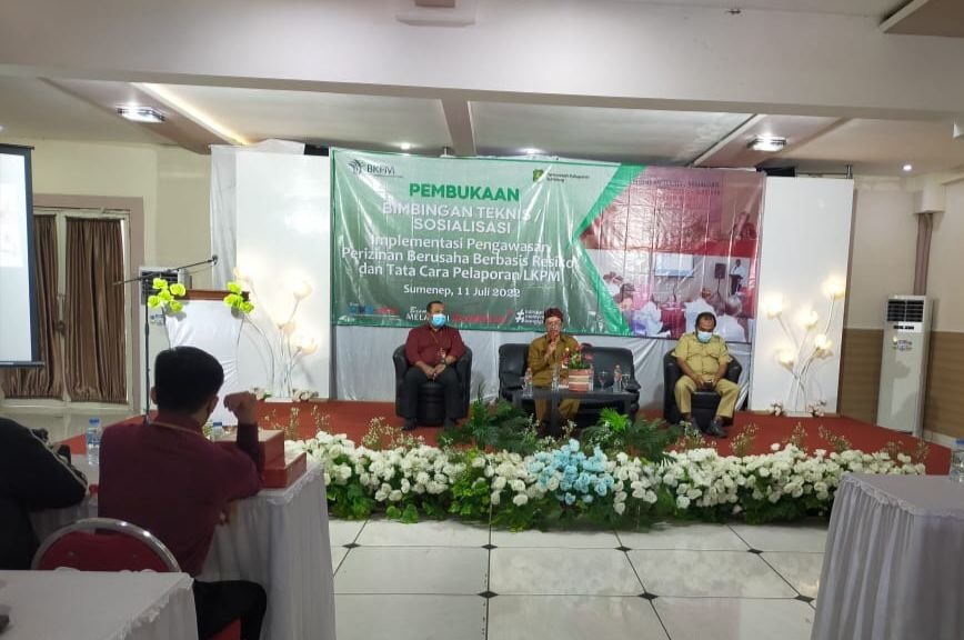 DPMPTSP dan Naker Sumenep Gelar Bintek LKPM Usaha