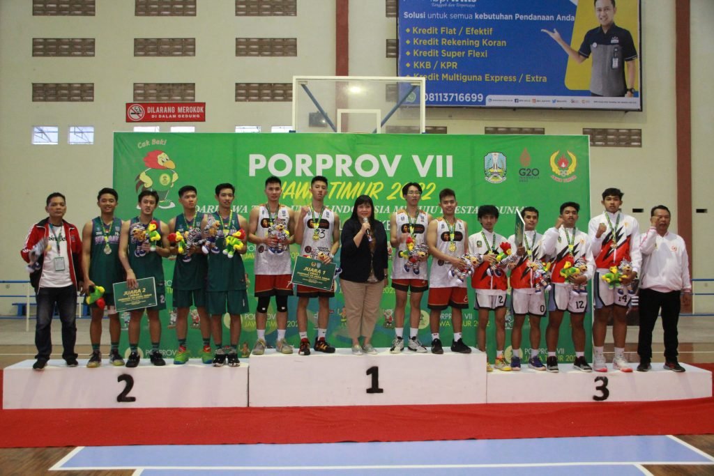Kota Mojokerto Patahkan Dominasi Basket Surabaya, Raih Emas Kategori Putra Basket 3×3