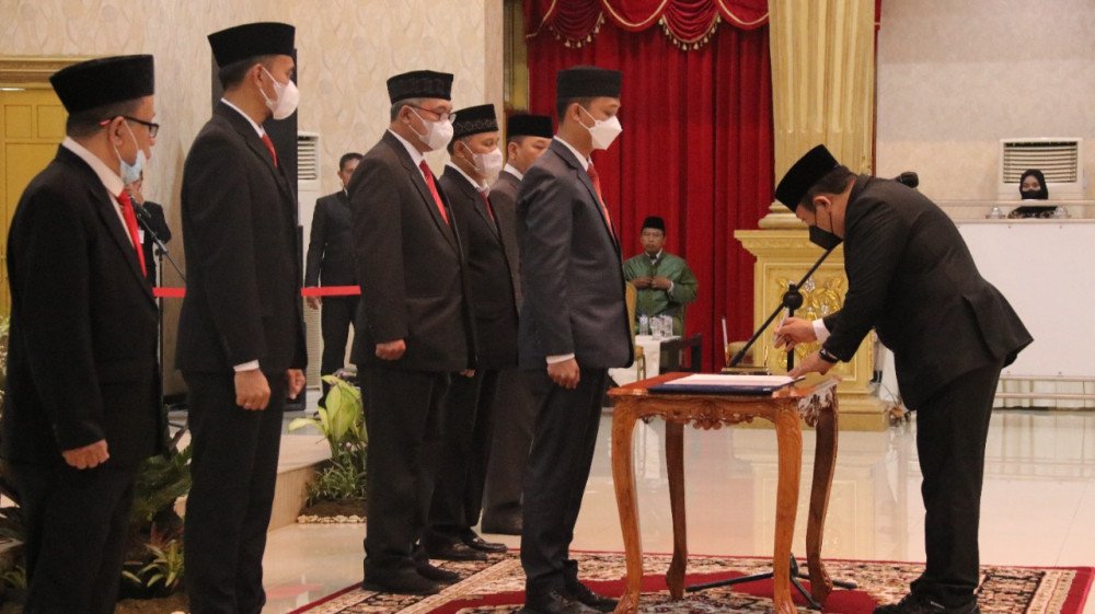 Dewas Perumda Tirta Pandalungan dan PDP Kahyangan Resmi Dilantik