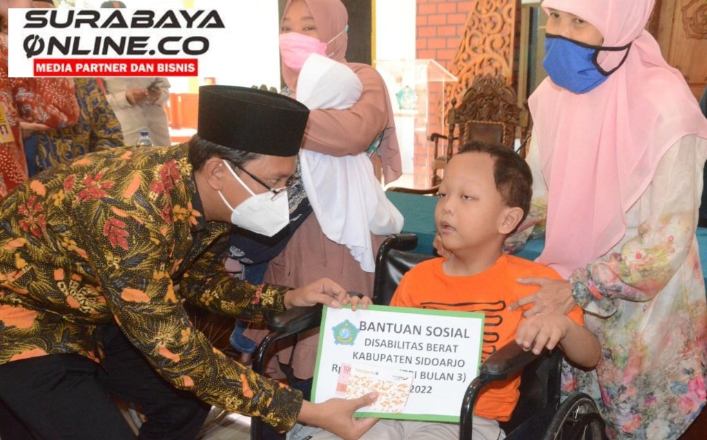 Bantuan Kepada Penyandang Disabilitas Berat Belum Banyak Tersentuh, Pemkab Sidoarjo Berikan Bantuan Rp.300 Ribu Perbulan