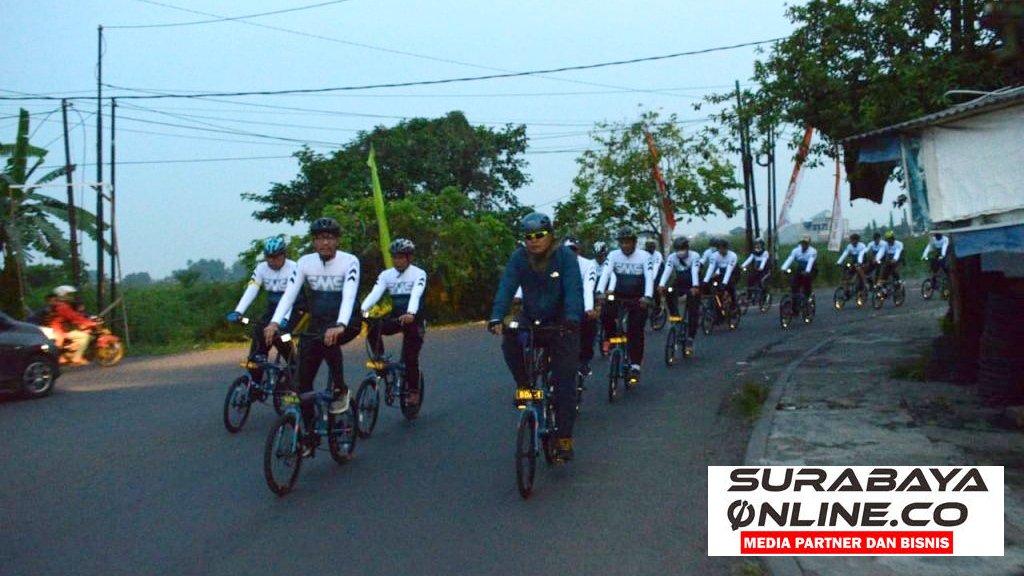 Polresta Sidoarjo Gowes Jalin Soliditas dan Kepedulian