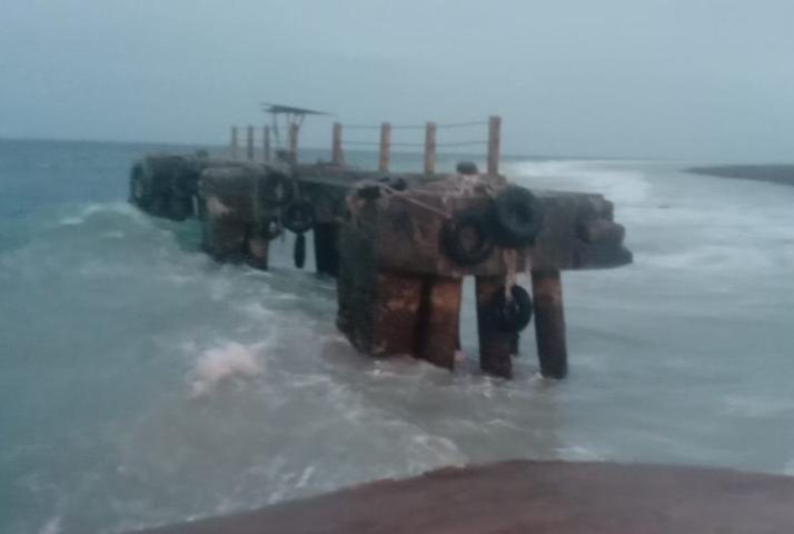 Dermaga Tarebung Sapudi Rusak, Pemkab Sumenep Akan Segera Memperbaiki