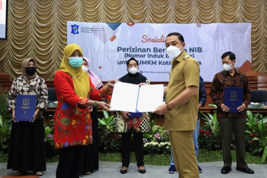 Surabaya Terbesar Ke-Empat Realisasi NIB Se-Indonesia