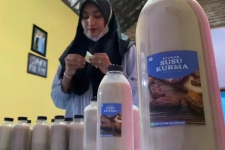 Penjualan Susu Kurma Alami Peningkatan saat Ramadan