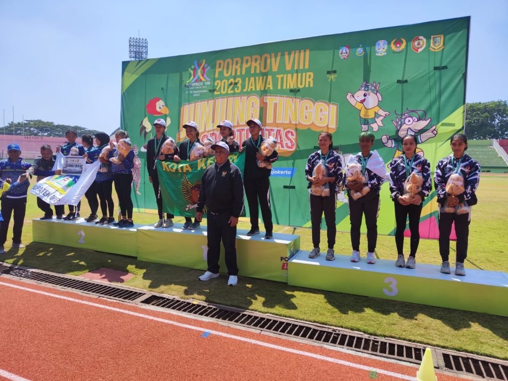 Perolehan Medali Emas Cabor Atletik Didominasi Kota Kediri