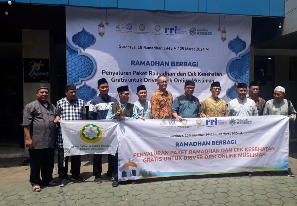 Kolaborasi DDI, RRI dan Yayasan Medisku Ceriakan Ramadhan 100 Wanita Ojek