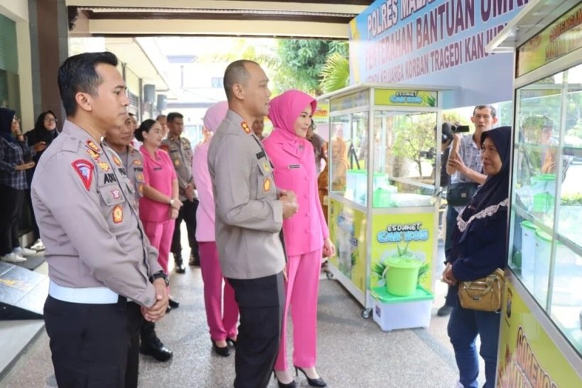 Lagi, Polres Malang Bantu Pengembangan UMKM Keluarga Korban Tragedi Kanjuruhan