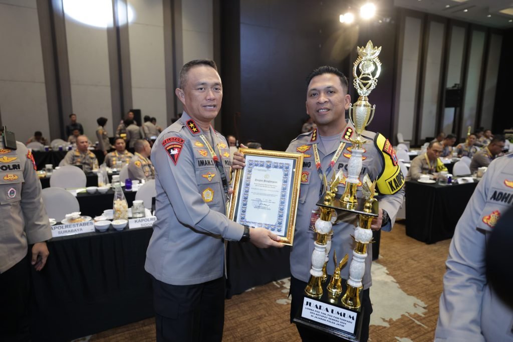 Polresta Sidoarjo Raih Penghargaan Tingkat Jajaran Polda Jawa Timur