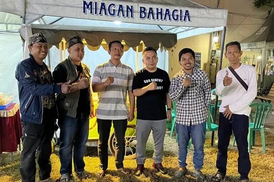 Pemdes Miagan Jadikan Alun-Alun Cemara Tampung UMKM