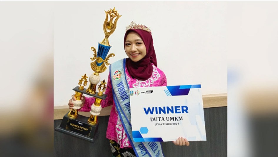 Dukung UMKM Digital, Mahasiswi Unusida Jadi Juara Duta UMKM Jatim 2024