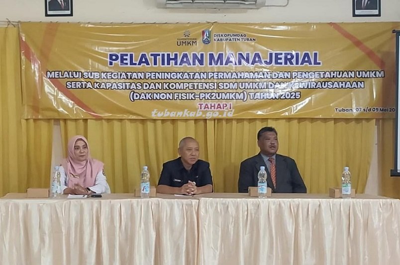 Pemkab Tuban Gelar Pelatihan Manajerial UMKM, Dorong Usaha Lebih Kompetitif