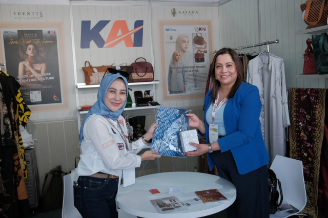 KAI Dukung UMKM Tembus Pasar Global Lewat Pameran Tekstil Internasional di Dubai