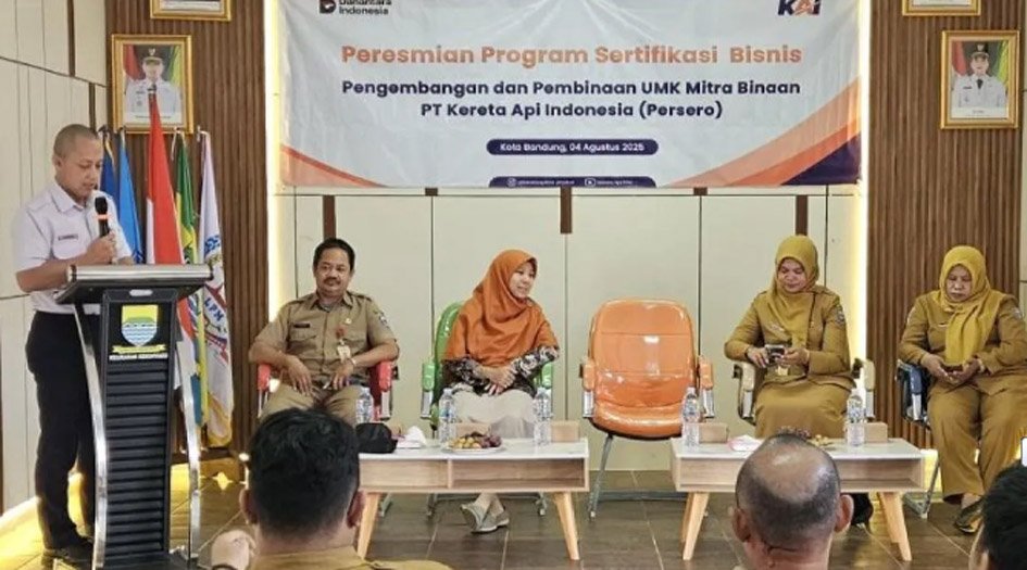 KAI Dukung Sertifikasi 300 UMKM Lewat Kerja Sama dengan Baitulmaal Muamalat