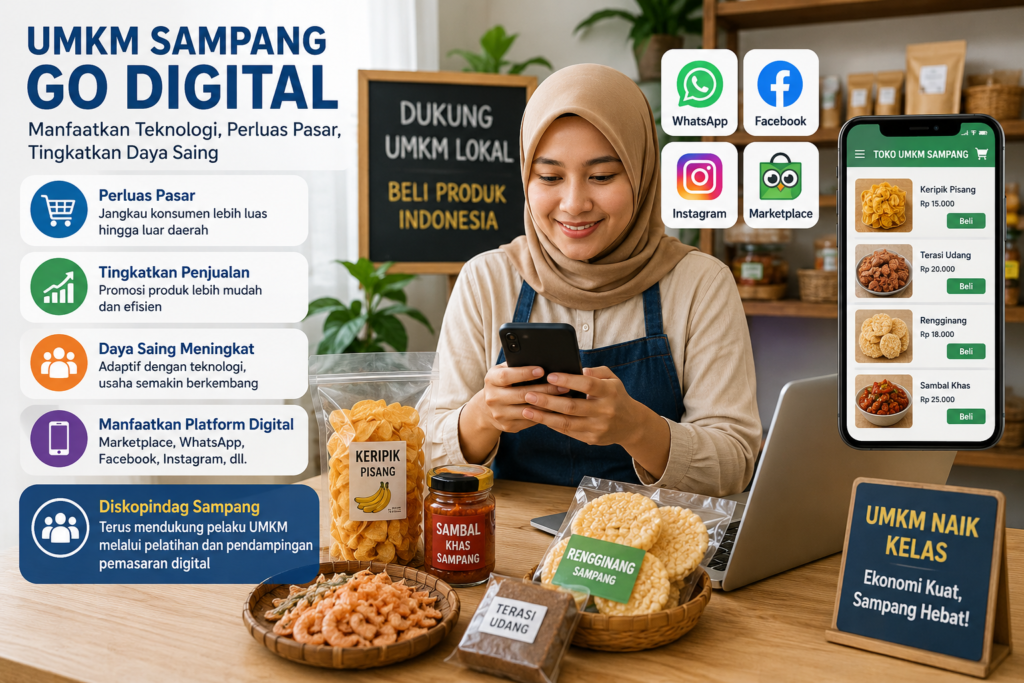 Diskopindag Sampang Dorong 30 Ribu UMKM Go Digital untuk Tingkatkan Daya Saing