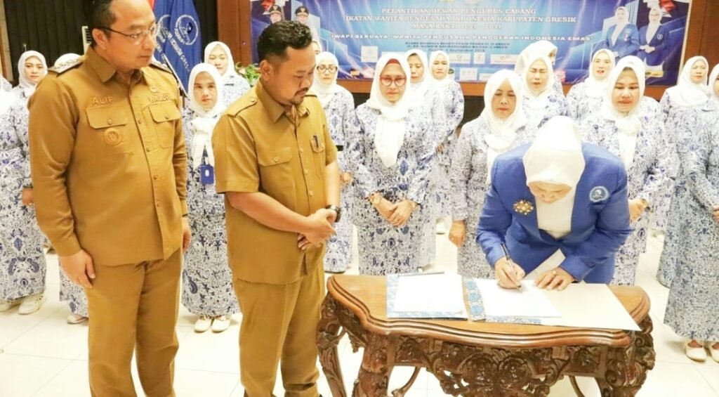 IWAPI Gresik Resmi Punya Pengurus Baru, Pemberdayaan UMKM Jadi Prioritas